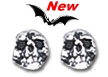 Death Studs Earrings, by Alchemy Gothic